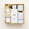 Mint & Co custom gift box for personal or corporate gifting in Canada, Breakfast theme gift box in Toronto, Pancake gift